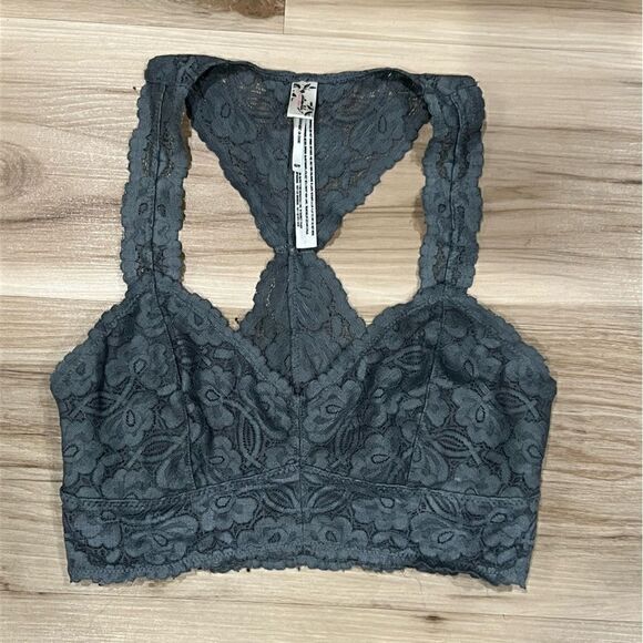 Free People Other - Intimately Free People Grey Lace Bralette Women’s XS